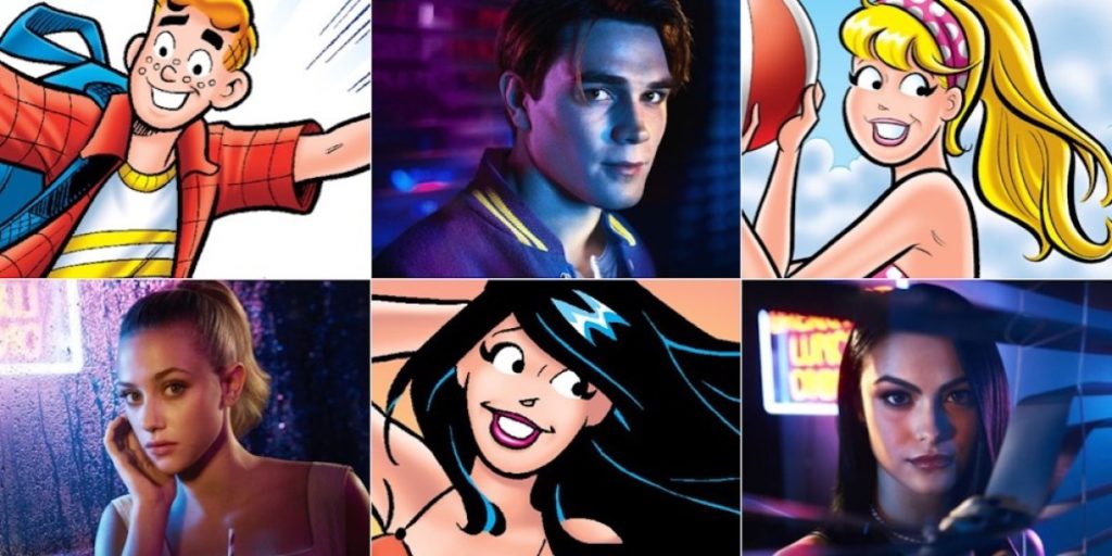 Confronto personaggi in Riverdale e fumetto