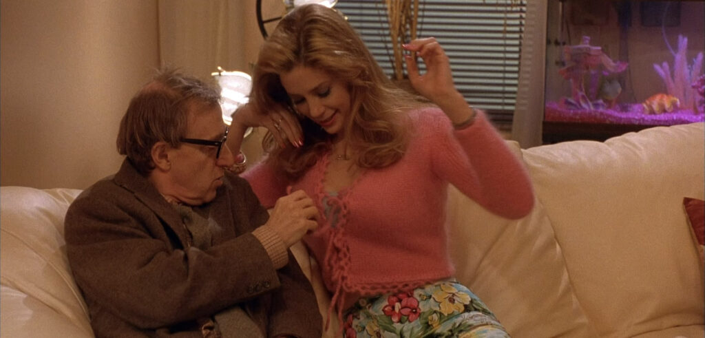 Woody Allen e Mira Sorvino ne La Dea Dell'Amore
