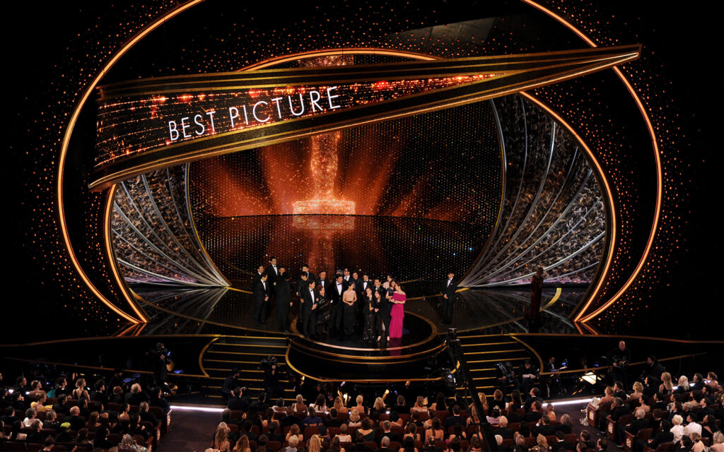 L'interno del Dolby Theatre durante la cerimonia dei premi Oscar
